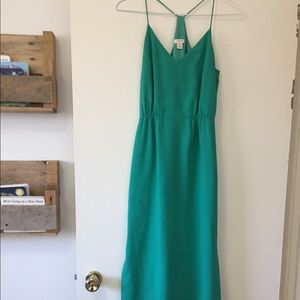 J.crew racerback maxi dress